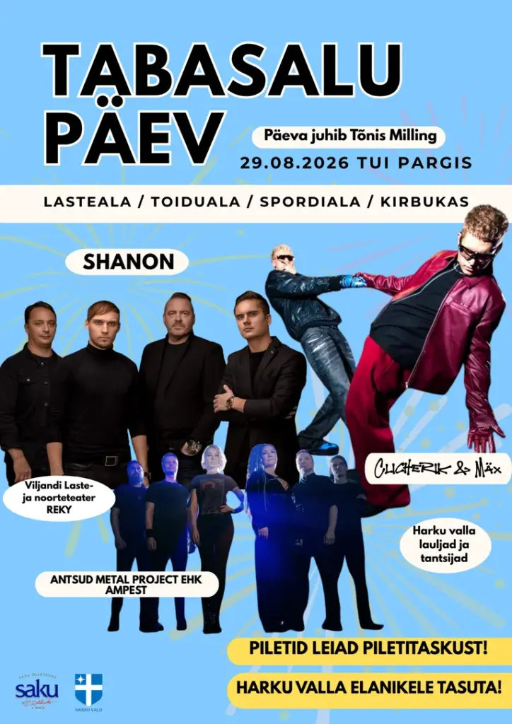 Tabasalu päev toob 10. augustil Tui parki perepeo