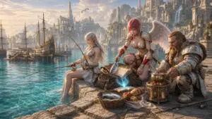 Lineage2AI AI MMORPG projekti illustratsioon 1